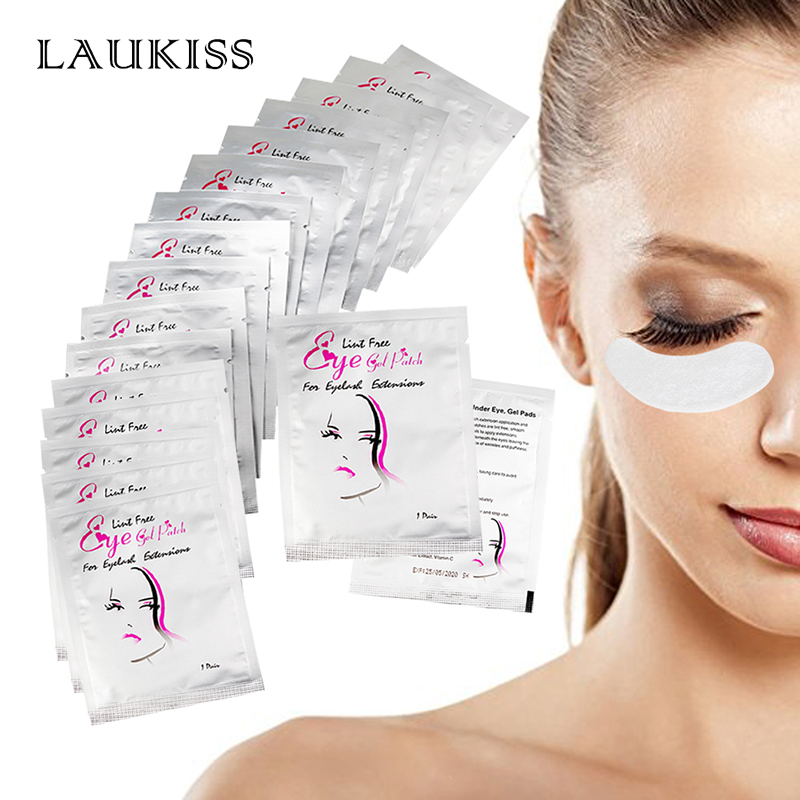 Eyelash Extension Glasses - Laukiss 50/100/200 คู่ Eyelash Pad เจล