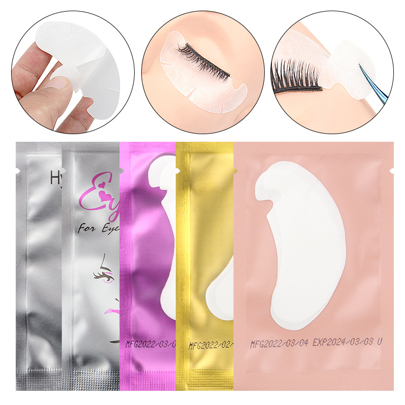 Eyelash Extension Glasses - แผ่นแปะตัวต่อขนตาใต้ตา50คู่แผ่นแปะใต้ตาแผ่นเจลไฮโดรเจลสำหรับ perlengkapan Rias ขนตา