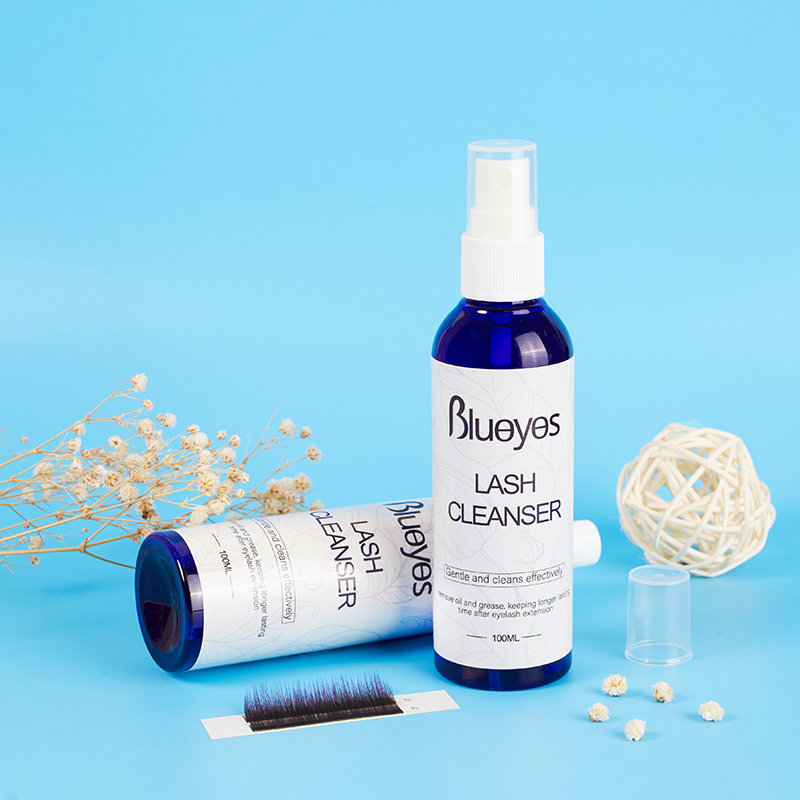 Lash Primer Cleanser - บลูอายส์ 100 มล. น้ำยาทำความสะอาดขนตา ไพรเมอร์สำหรับต่อขนตา น้ำยาทำความสะอาดขนตาแบบสเปรย์