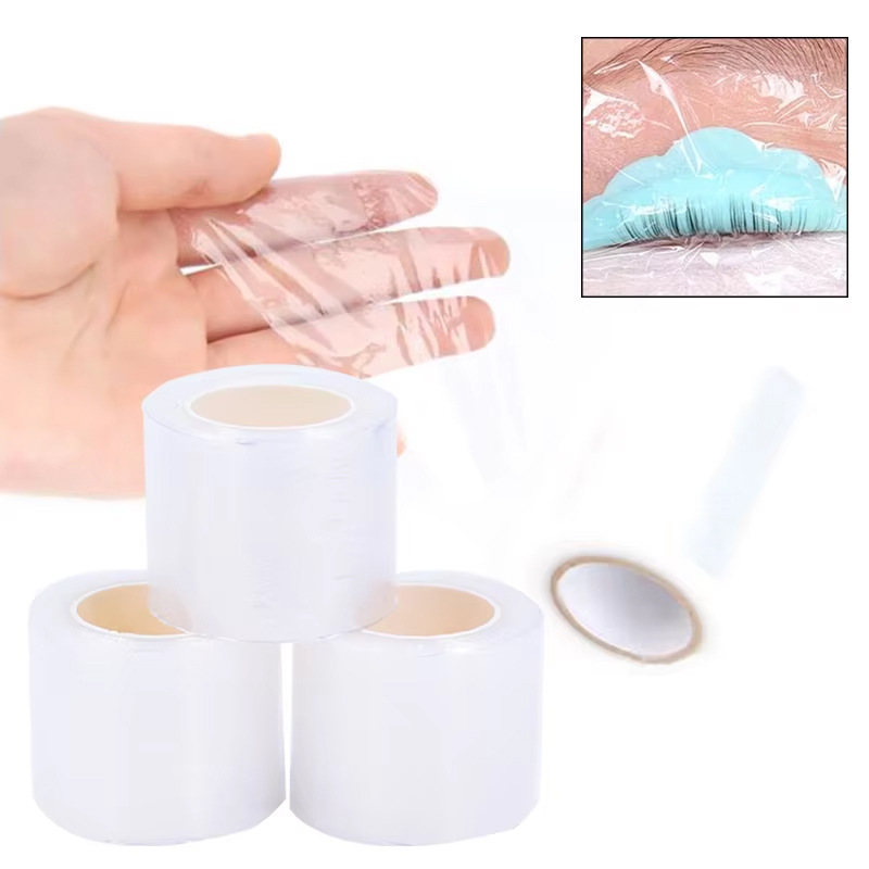 Eyelash Extension Repair - ฟิล์มใสสำหรับแต่งหน้า 200 ม./ม้วน ฟิล์มห่อหุ้มสำหรับสักคิ้ว ต่อขนตา ลอกกาวต่อขนตา