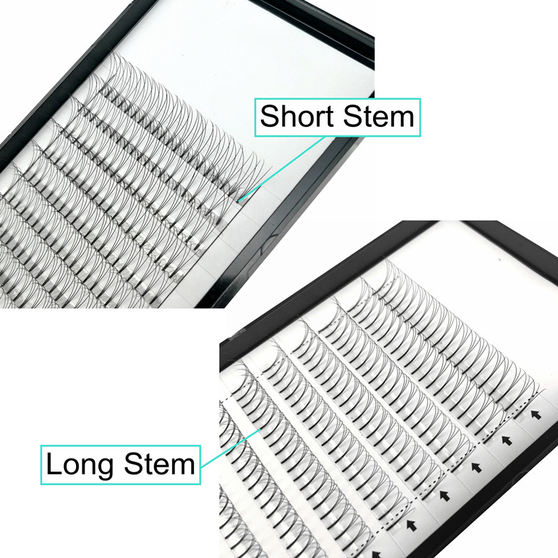 5ถาด/Lot ยาวคุณภาพสูงรัสเซีย L - Eyelash Extension Russian บทวิจารณ์และราคา