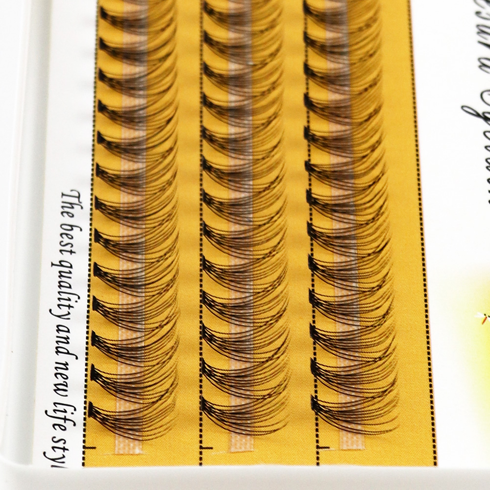 ขนตาปลอมแบบกลุ่ม 10D Faux Mink - Eyelash Extension Russian บทวิจารณ์และราคา