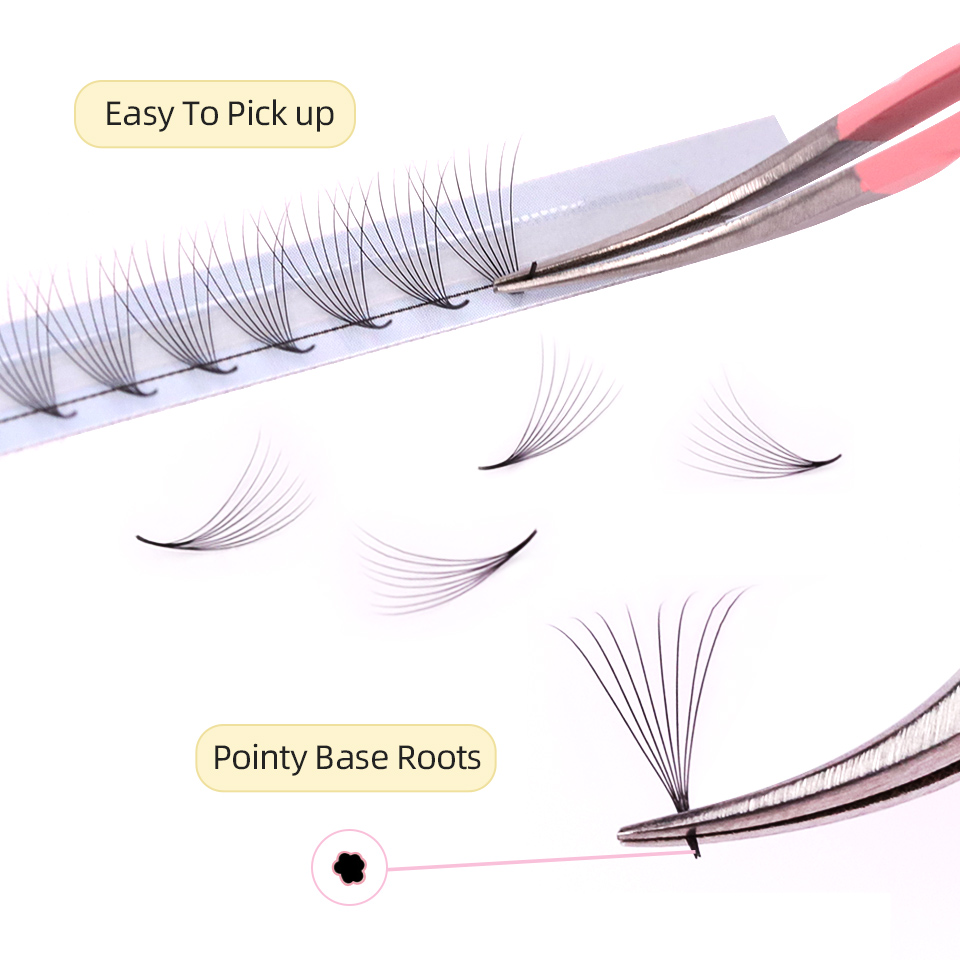 ขนตาปลอมตัวต่อขนตาขนมิงค์0.05/ - Eyelash Extension Russian บทวิจารณ์และราคา