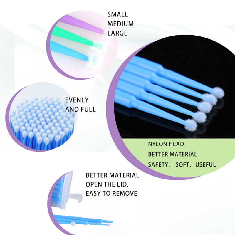 ไม้พันสำลีทำความสะอาดขนตาปลอม  - Eyelash Extension Options บทวิจารณ์และราคา