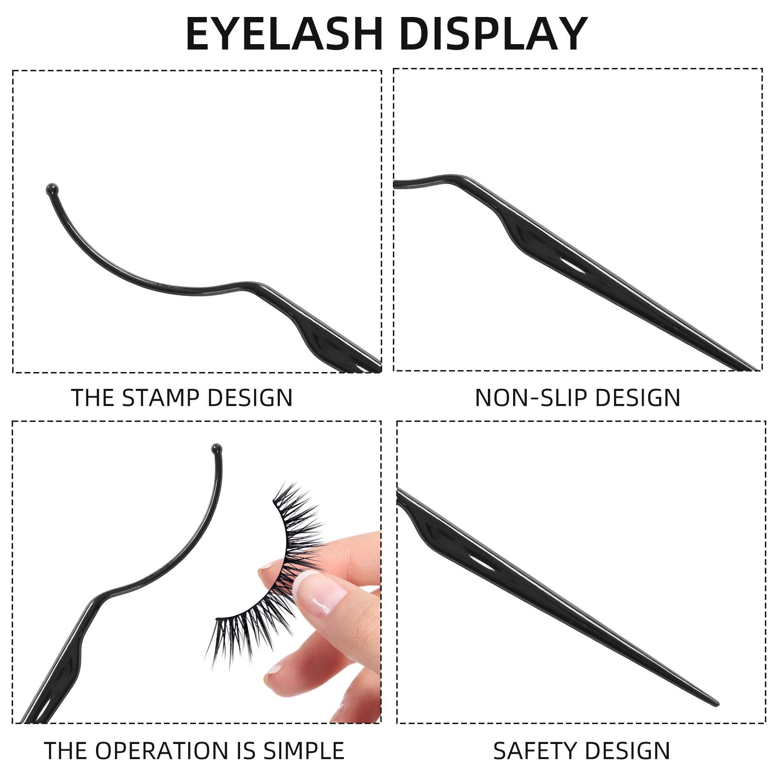อุปกรณ์ทดลองติดขนตาปลอม 10 ชิ้ - Eyelash Extension Course บทวิจารณ์และราคา