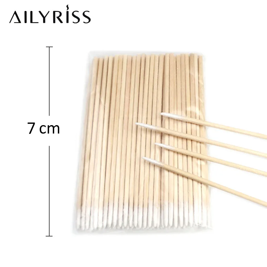 100 ชิ้น/ล็อตทิ้งแปรงขนตา Swab - Micro Brush Applicator บทวิจารณ์และราคา