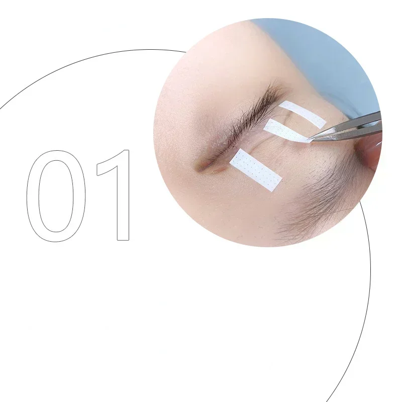 เทปยกขนตา 4 มม. เทปกระดาษทางกา - Lash Mapping Sticker บทวิจารณ์และราคา