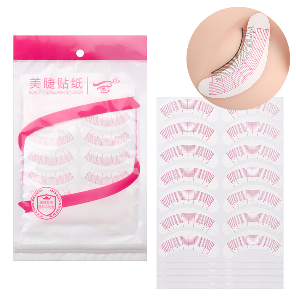 สติกเกอร์ทำแผนที่ขนตา70คู่อุปก - Lash Mapping Sticker บทวิจารณ์และราคา