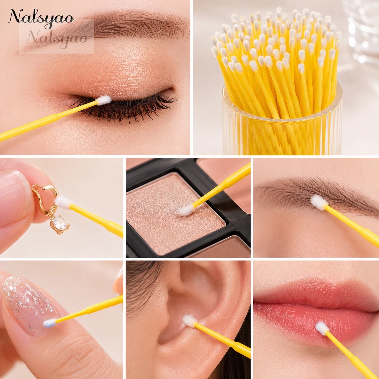 ไม้พันสำลีทำความสะอาดขนตา 500  - Micro Brush Applicator บทวิจารณ์และราคา