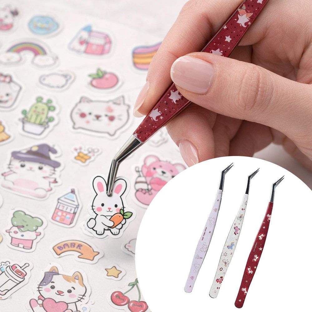 แหนบสแตนเลสโค้ง แหนบติดขนตาปลอ - Lash Mapping Sticker บทวิจารณ์และราคา