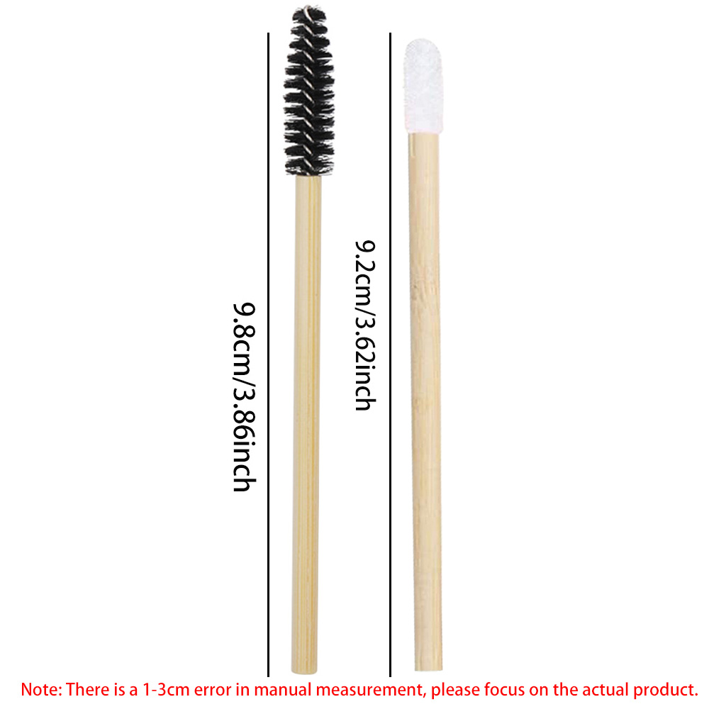 ชุดแปรงทาปาก 50/100 ชิ้น ด้ามไ - Eyelash Extension For Beginners บทวิจารณ์และราคา