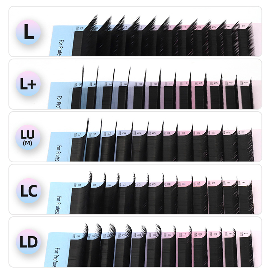 RUJADE L L + LC LD LU (M) Curl - Eyelash Extension Russian บทวิจารณ์และราคา
