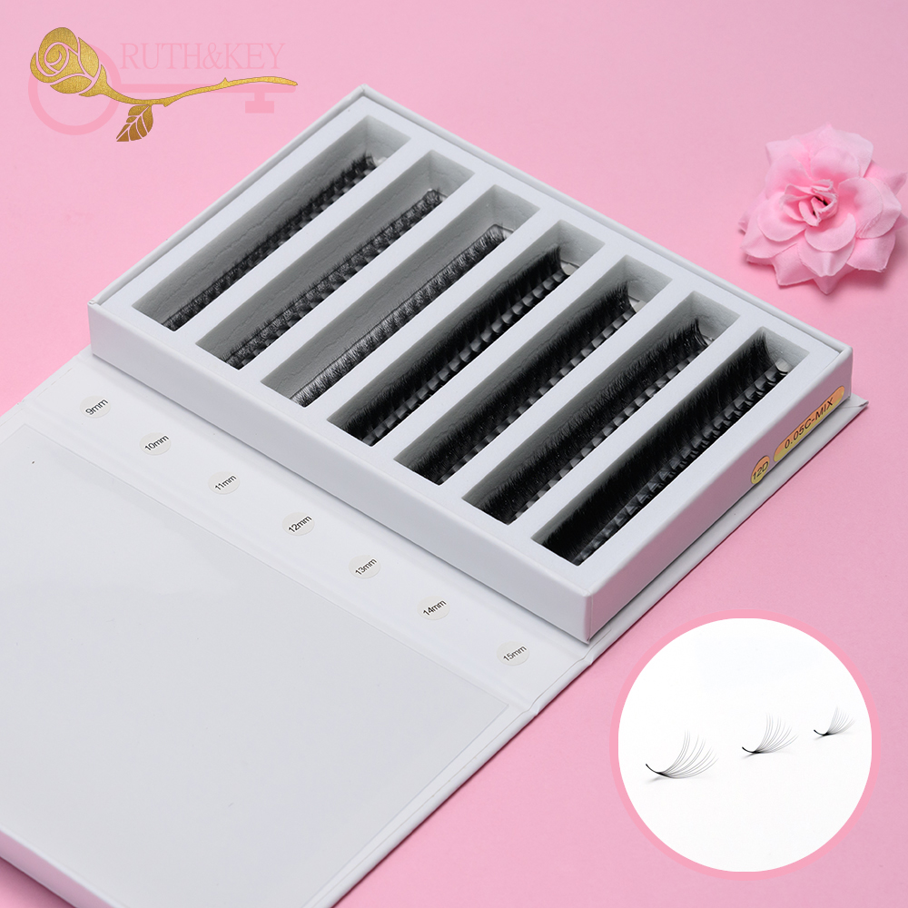 ขนตาปลอมแบบพรีเมด 2000 เส้น 0. - Eyelash Extension Russian บทวิจารณ์และราคา