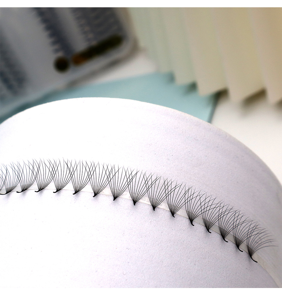 ขนตาปลอมแบบพรีเมด 2000 เส้น 0. - Eyelash Extension Russian บทวิจารณ์และราคา