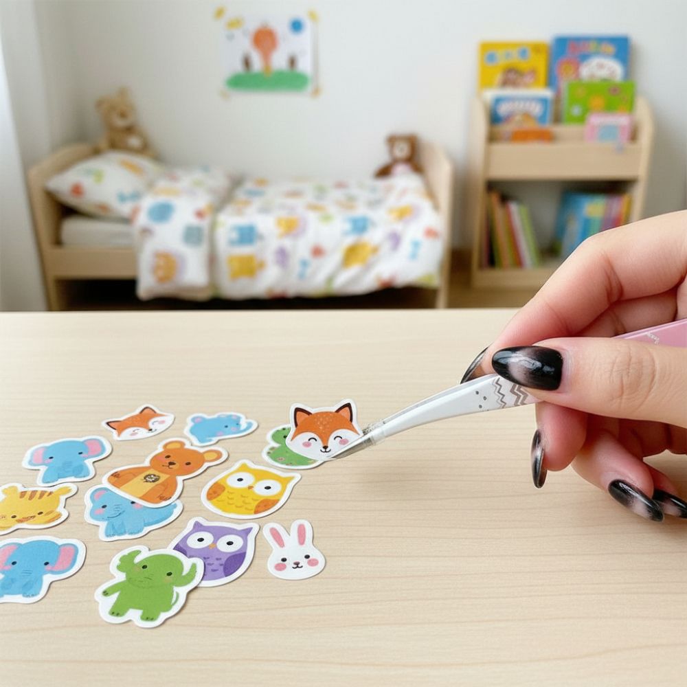 แหนบสแตนเลสแบบโค้ง แหนบติดขนตา - Lash Mapping Sticker บทวิจารณ์และราคา