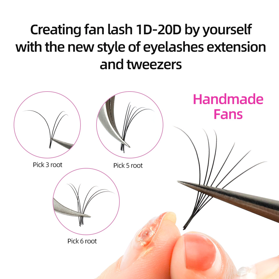RuJade ขนตาปลอมขนตาปลอมสีดำแบบ - Eyelash Extension Russian บทวิจารณ์และราคา